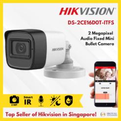 Hikvision DS-2CE16D0T-ITFS 2 MP Audio Bullet Camera