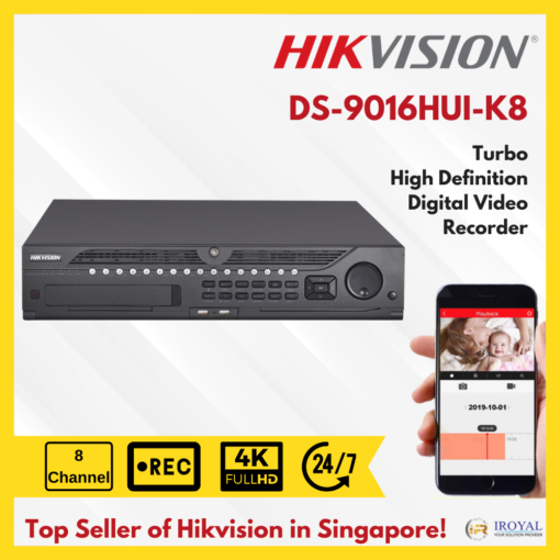 Hikvision DS-9016HUI-K8 Triple Hybrid TurboHD