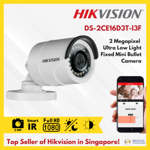 HIKVISION DS-2CE16D3T-I3F 2 MP IR Bullet Camera