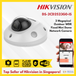 Hikvision Ds-2Cd2523G0-Is 2 Mp Ir Fixed Mini Dome Network Camera