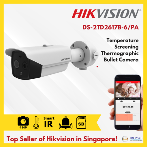 Hikvision DS-2TD2617B-6/PA Temperature Screening Thermographic Bullet Camera