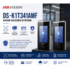 Hikvision DS-K1T341AMF Single Door Access System - Facial Recognition Two Way Video Audio Intercom Biometric Card & Pin No | Weather Proof | Fast and Secure Installation! 13 Hikvision DS K1T341AMF (1)