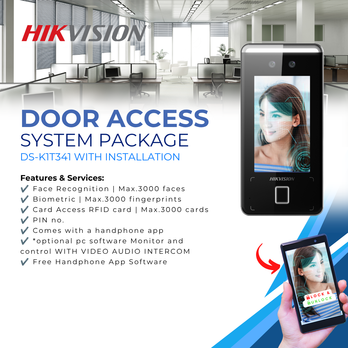 Hikvision DS K1T341AMF (3) Hikvision DS-K1T341AMF Single Door Access System