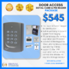 Door Access Installation Package Soyal Card & Pin Reader