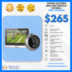 EZVIZ Wire-free Peephole Doorbell Door Access DP2C PACKAGE