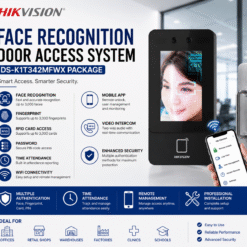 Hikvision DS-K1T342MFWX Double Door Face Recognition Two Way Audio TIME ATTENDANCE Door Access Installation 8 Hikvision DS K1T342MFWX Single Door Face Recognition Fingerprint Password Card Time Attendance with Wifi Door Access System Package (1)