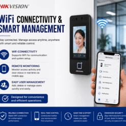 Hikvision DS-K1T342MFWX Double Door Face Recognition Two Way Audio TIME ATTENDANCE Door Access Installation 11 Hikvision DS K1T342MFWX Single Door Face Recognition Fingerprint Password Card Time Attendance with Wifi Door Access System Package (3)