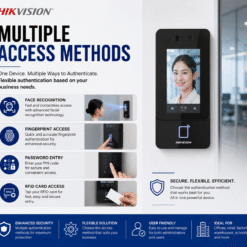 Hikvision DS-K1T342MFWX Double Door Face Recognition Two Way Audio TIME ATTENDANCE Door Access Installation 10 Hikvision DS K1T342MFWX Single Door Face Recognition Fingerprint Password Card Time Attendance with Wifi Door Access System Package (4)