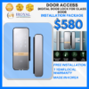 IROYAL Gateman Shine Digital Door Lock for Glass Door | Door Access INSTALLATION