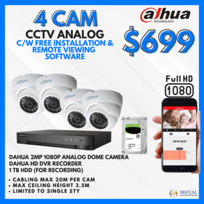 Dahua CCTV Analog Package