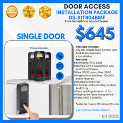 Hikvision DS-K1T804BMF Single Door Access Biometric Fingerprint Access INSTALLATION PACKAGE