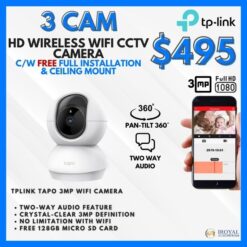 TPlink Tapo C210 3MP WiFi PT CCTV Solution