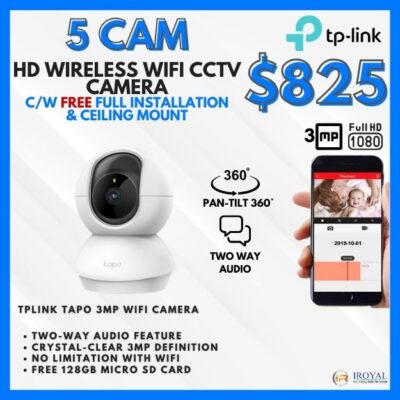 TPlink Tapo C210 3MP WiFi PT CCTV Solution