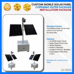 Custom Mobile Solar Panel COPD6860 OUTER PACKAGE free setup