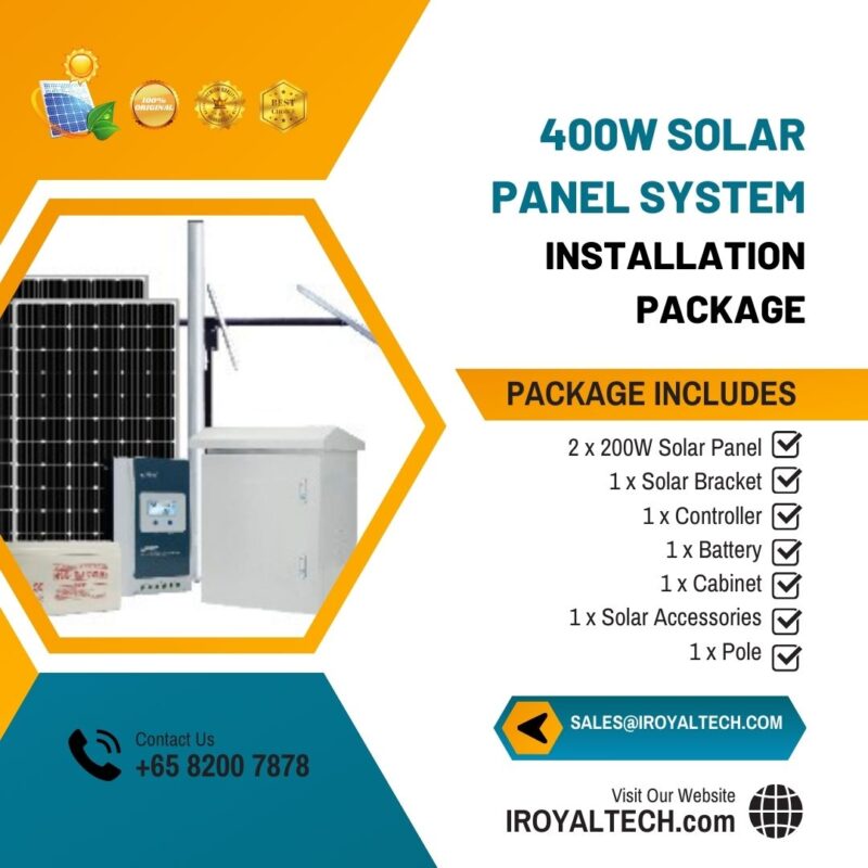 400w Solar Panel System Installation Package free setup