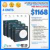 TPLINK EAP﻿670 Ap Wifi6 Repea﻿ter Router Ceiling Access Point Package uNIT with installation (4)
