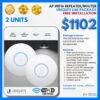Ubiquiti U6 Enterprise Ap Wifi6 Repea﻿ter Router Ceiling Access Point Package with installation (2)
