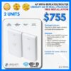 Ubiquiti U6 In Wall Ap Wifi6 Repea﻿ter Router Ceiling Access Point Package UNIT with installation (2)