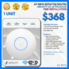 Ubiquiti u6 Long Range Ap Wifi6 Repea﻿ter Router Ceiling Access Point Package 1 UNIT with installation (1)