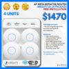 Ubiquiti u6 Long Range Ap Wifi6 Repea﻿ter Router Ceiling Access Point Package 1 UNIT with installation (4)