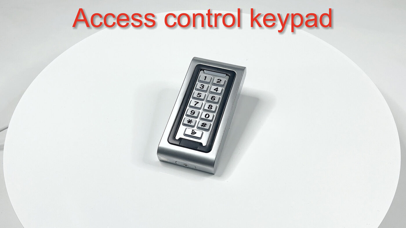 Door Keypad RFID Access Control System Proximity Card Standalone 2000 Users Waterproof Metal Keypad Led status indicators Door Access FS601 Package (8)