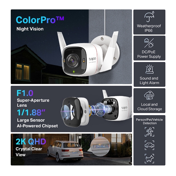 TPlink C325WB 2K QHD Outdoor Security WiFi Camera (4)
