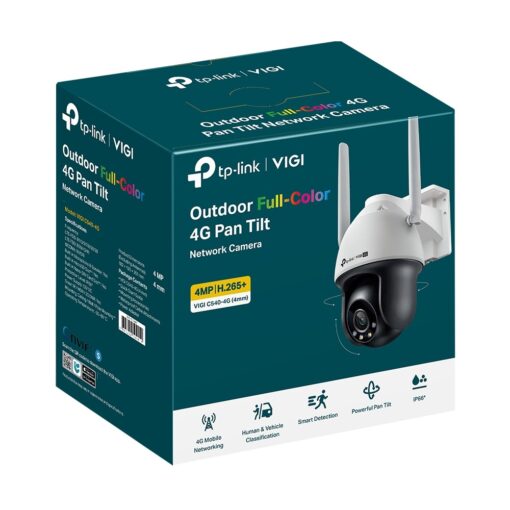 TPLINK SOLAR CCTV SET VIGI C540 4G 4MP Outdoor Full Color 4GPan Tilt Network Camera AND VIGI SP9030 Intelligent Solar Power Supply Sys (2)