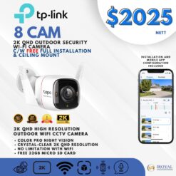 TPlink C325WB 2K QHD Outdoor Security WiFi Camera – 8 CAM Package (1)