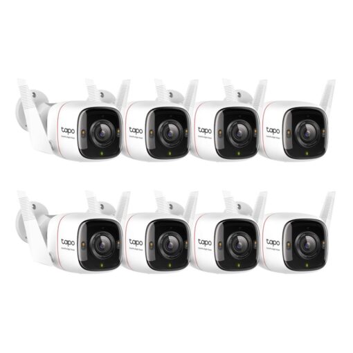 TPlink C325WB 2K QHD Outdoor Security WiFi Camera – 8 CAM Package (2)