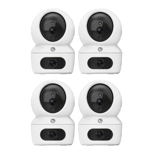 EZVIZ H7C Dual 2K Dual Lens 4 CAM PACKAGE Pan Tilt Smart Color Night Vision Auto Smart Tracking WiFi Camera with 64GB microSD card