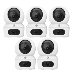 EZVIZ H7C Dual 2K Dual Lens 5 CAM PACKAGE Pan Tilt Smart Color Night Vision Auto Smart Tracking WiFi Camera with 64GB microSD card