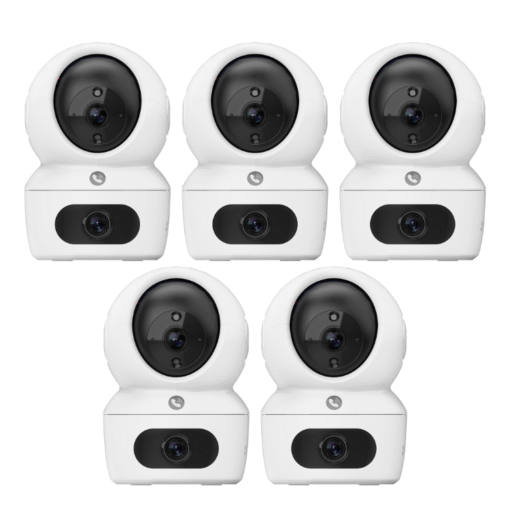EZVIZ H7C Dual 2K Dual Lens 5 CAM PACKAGE Pan Tilt Smart Color Night Vision Auto Smart Tracking WiFi Camera with 64GB microSD card