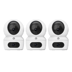 EZVIZ H7C Dual 2K Dual Lens 3 CAM PACKAGE Pan Tilt Smart Color Night Vision Auto Smart Tracking WiFi Camera with 64GB microSD card