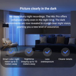 EZVIZ H6C 2K 2 TO 8 CAM Pan Tilt Smart Color Night Vision Auto Smart Tracking WiFi Camera (5)