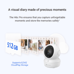EZVIZ H6C 2K 2 TO 8 CAM Pan Tilt Smart Color Night Vision Auto Smart Tracking WiFi Camera (6)