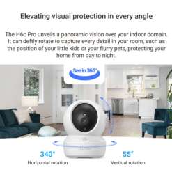 EZVIZ H6C 2K 2 TO 8 CAM Pan Tilt Smart Color Night Vision Auto Smart Tracking WiFi Camera (8)