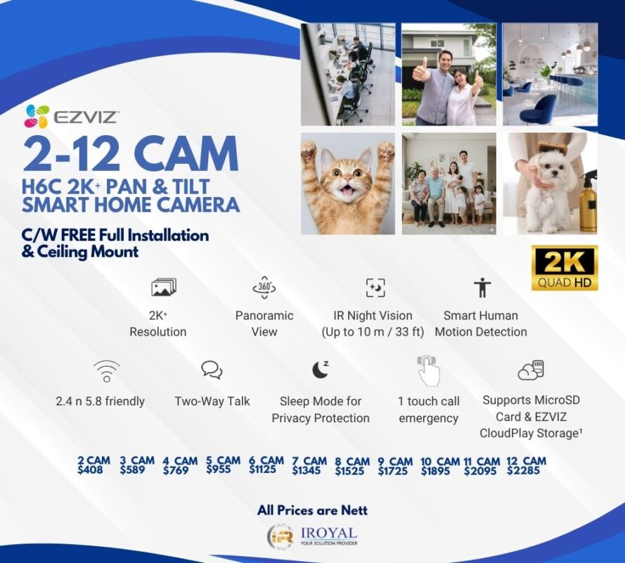 EZVIZ H6c 2K⁺ Pan & Tilt Smart Home Camera (1)