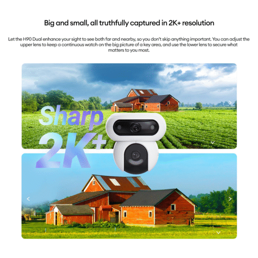 EZVIZ H90 Dual 2K Pan Tilt Smart Color Night Vision Auto Smart Tracking WiFi Camera (2)
