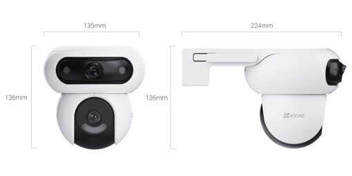 EZVIZ H90 Dual 2K Pan Tilt Smart Color Night Vision Auto Smart Tracking WiFi Camera (3)