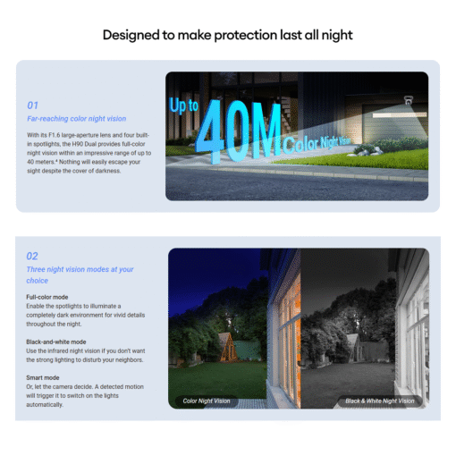 EZVIZ H90 Dual 2K Pan Tilt Smart Color Night Vision Auto Smart Tracking WiFi Camera (6)