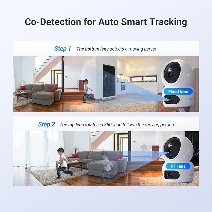EZVIZ H7C Dual 2K+ 4MP Pan Tilt Smart Color Night Vision Auto Smart Tracking Wi-Fi Camera 14 ezviz h7c 2k+ 4mp (3)