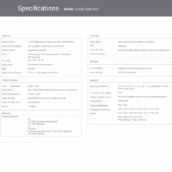 EZVIZ EB8 4G SIM Card 2K Pan & Tilt Wire-Free Battery IP CCTV Camera with Solar Panel 25 11