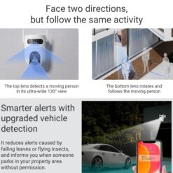 EZVIZ H9C Dual 3K Pan & Tilt WiFi Outdoor CCTV Camera with Installation 19 EZVIZ H9C Dual 3K Pan & Tilt WiFi Outdoor CCTV Camera with Installation (5)