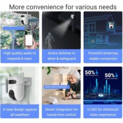 EZVIZ H9C Dual 3K Pan & Tilt WiFi Outdoor CCTV Camera with Installation 23 EZVIZ H9C Dual 3K Pan & Tilt WiFi Outdoor CCTV Camera with Installation (9)