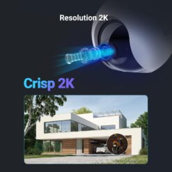 EZVIZ HB8 2K Pan & Tilt Battery Powered Outdoor CCTV Camera Package (2)