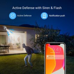 EZVIZ HB8 2K Pan & Tilt Battery Powered Outdoor CCTV Camera Package (3)