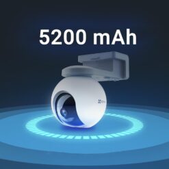 EZVIZ HB8 2K Pan & Tilt Battery Powered Outdoor CCTV Camera Package (6)