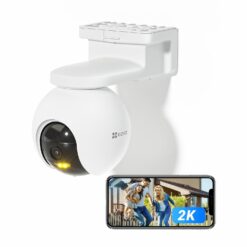 EZVIZ HB8 2K Pan & Tilt Battery Powered Outdoor CCTV Camera Package (7)