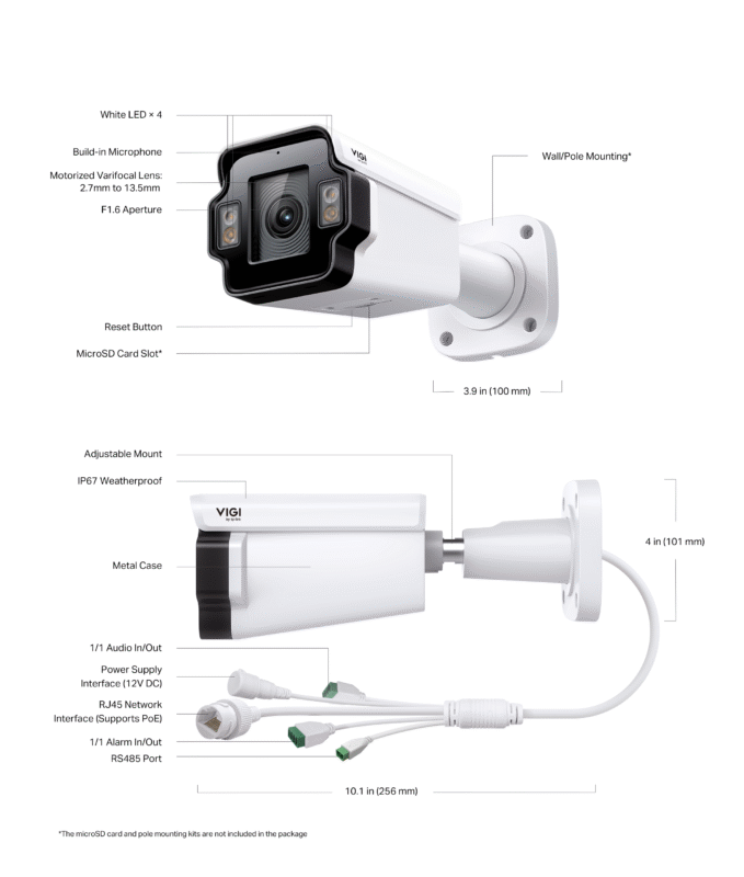 VIGI Insight LPR345Z License Plate Recognition CCTV System 11 VIGI InSight LPR345Z License Plate Recognition CCTV Camera Package (1)