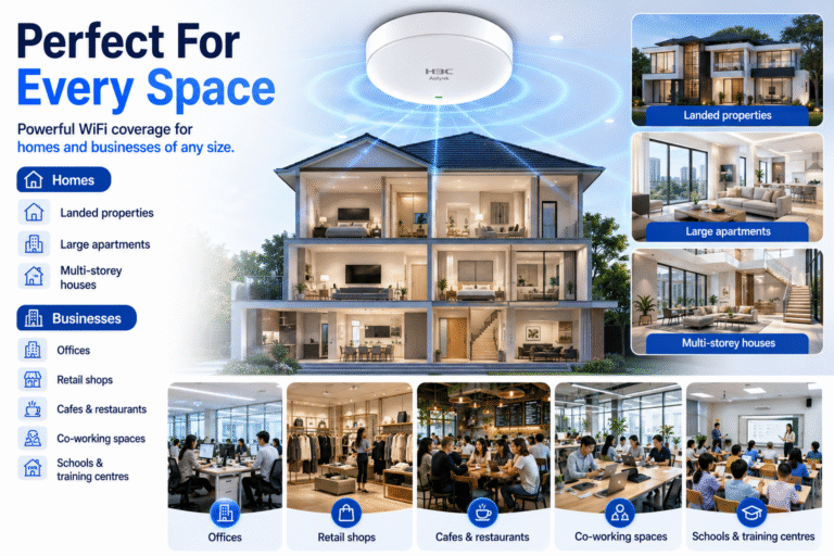 H3C Aolynk UAP622MG AX30 WiFi 6 Ceiling Access Point 11 H3C Aolynk UAP622MG AX3000 WiFi 6 Ceiling Access Point Package with Installation (2)